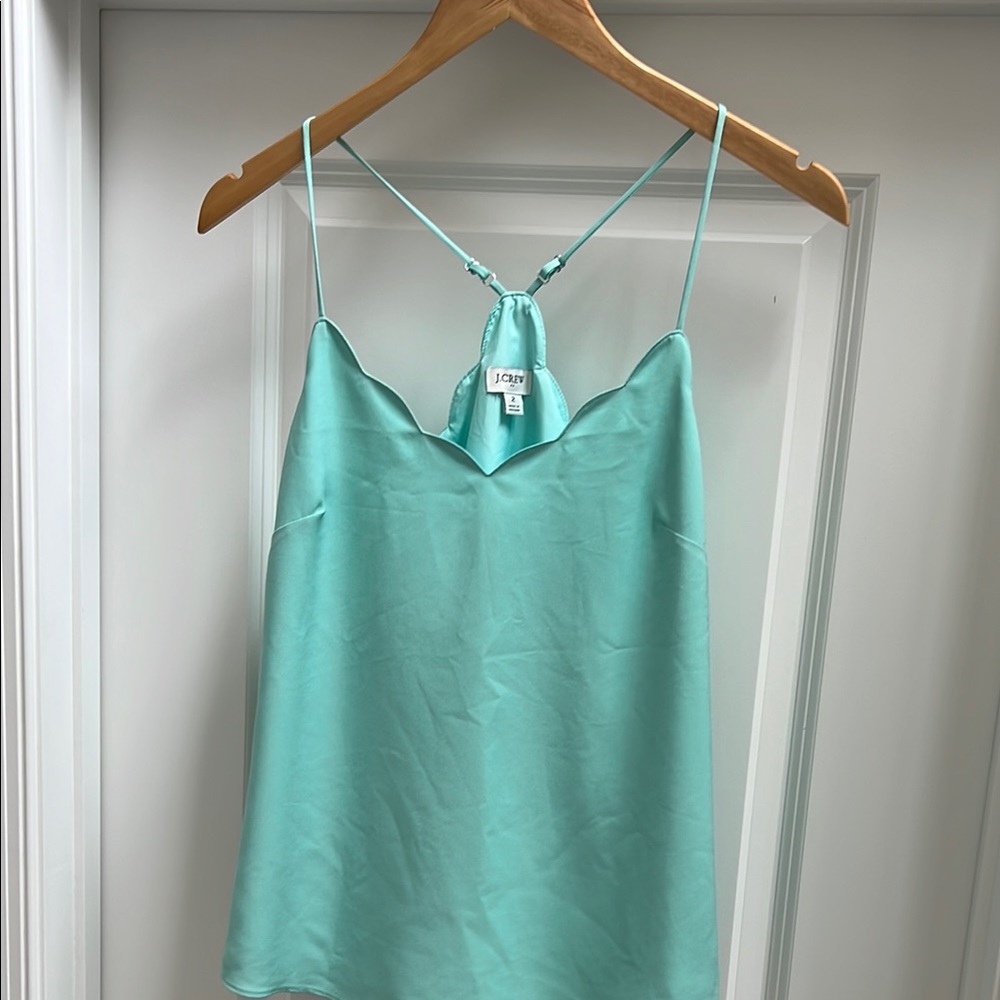 J Crew scalloped tank top - size 2